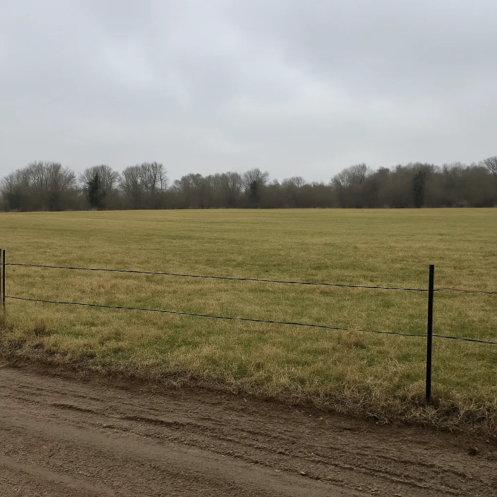 Rural acreage with open grassland and conifer forest in Hempstead, New York