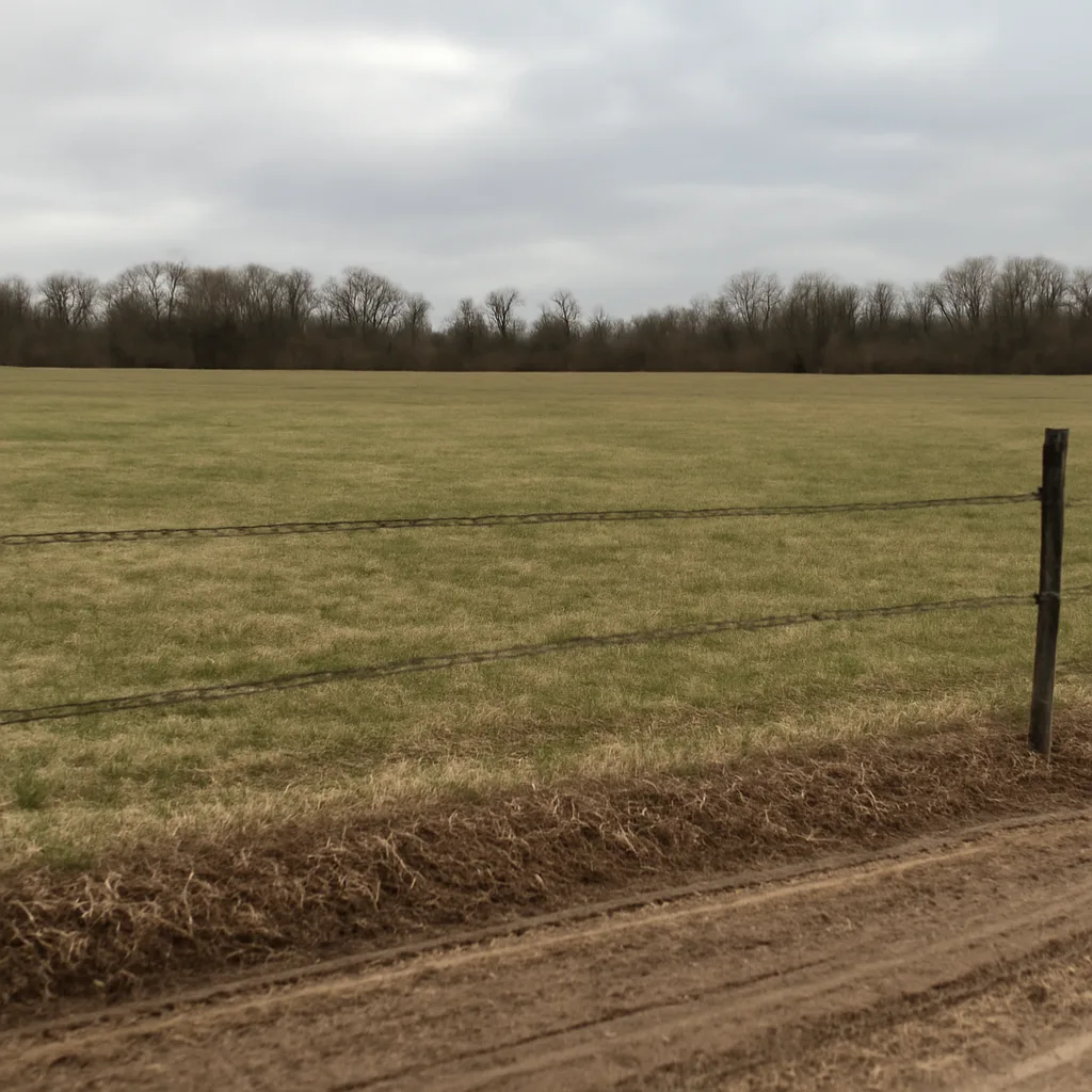 Rural acreage with open grassland and conifer forest in Islip, New York