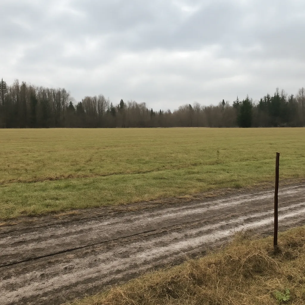 Rural acreage with open grassland and conifer forest in Onondaga County, New York