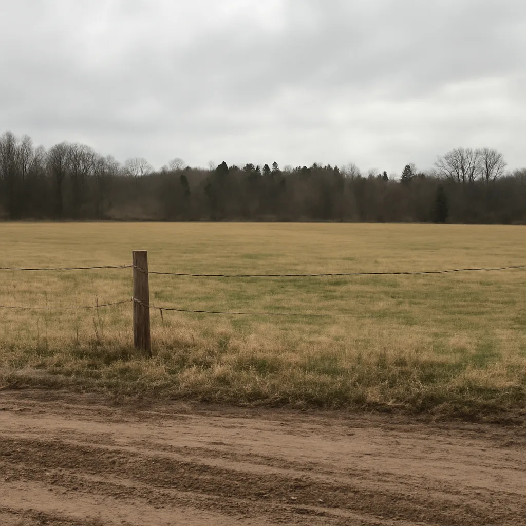 Rural acreage with open grassland and conifer forest in Ulster County, New York