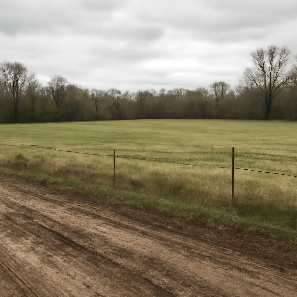Rural acreage with open grassland and conifer forest in Yonkers, New York
