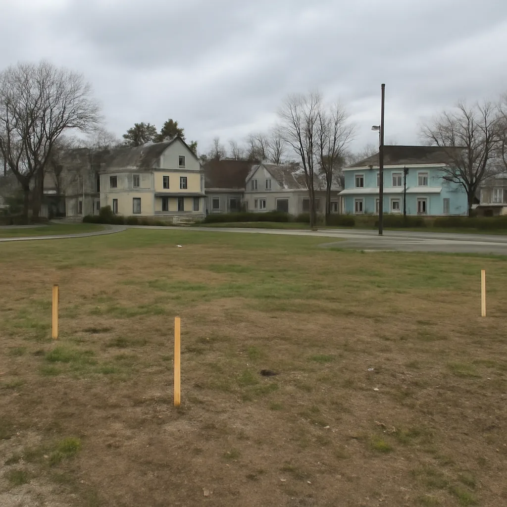 Cleared vacant residential lot for sale in Albany, New York