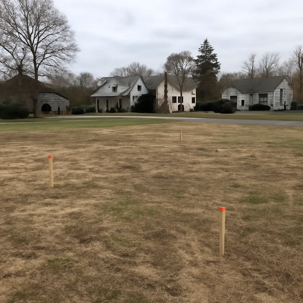 Cleared vacant residential lot for sale in Huntington, New York