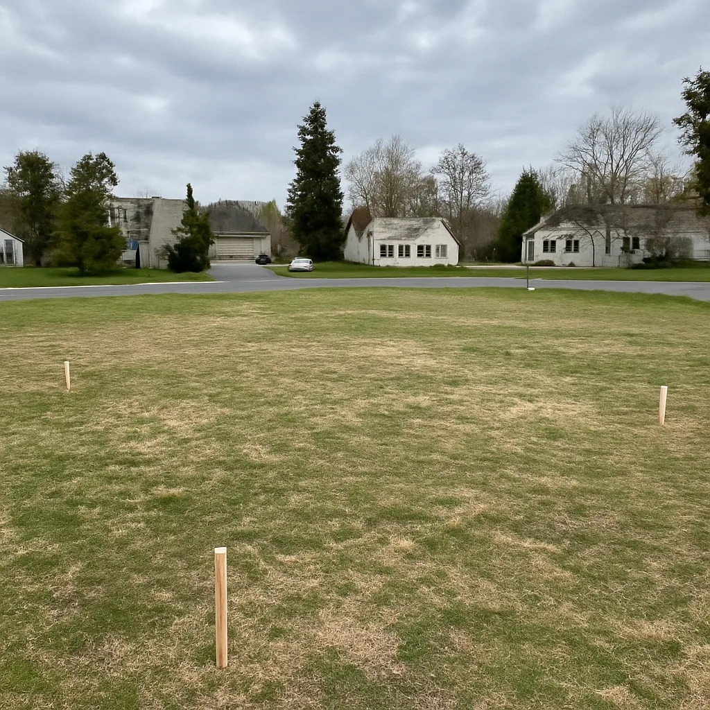 Cleared vacant residential lot for sale in Saratoga County, New York