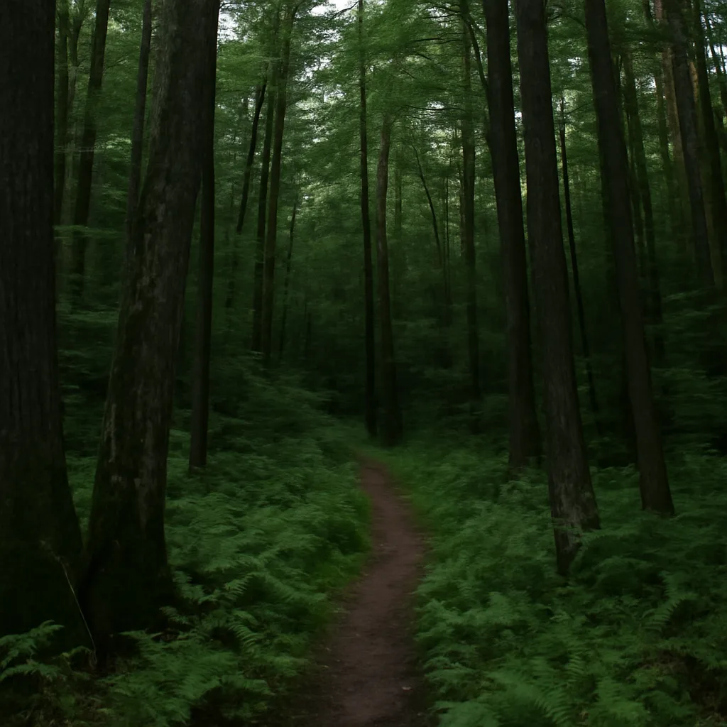Wooded forest parcel in Dutchess County, New York