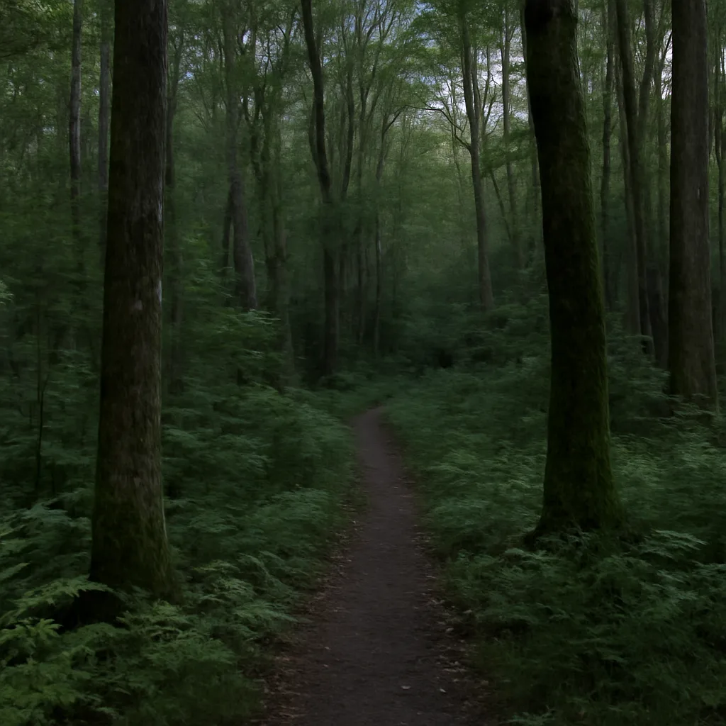 Wooded forest parcel in Nassau County, New York