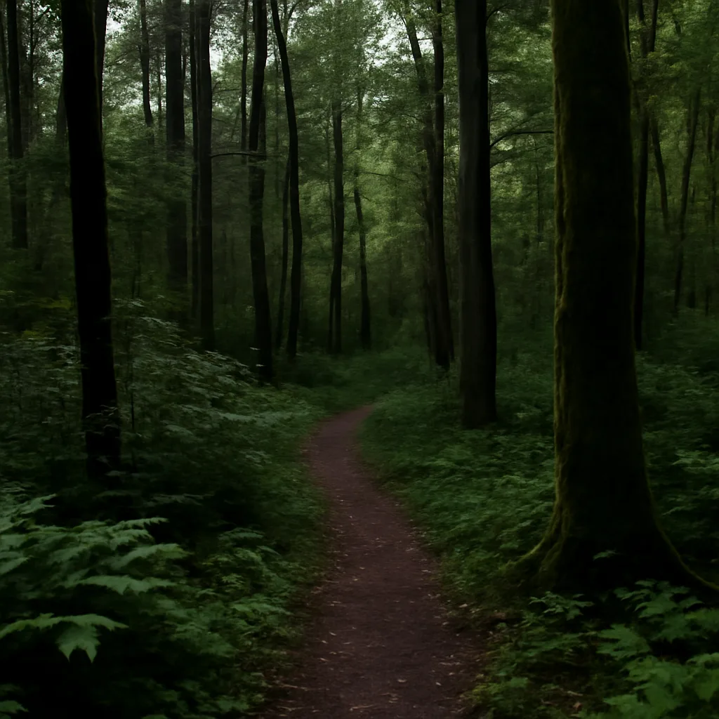 Wooded forest parcel in Orange County, New York
