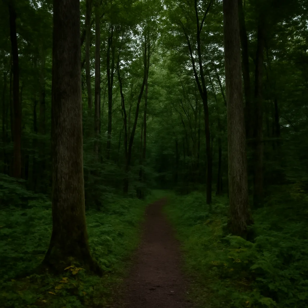 Wooded forest parcel in Rochester, New York