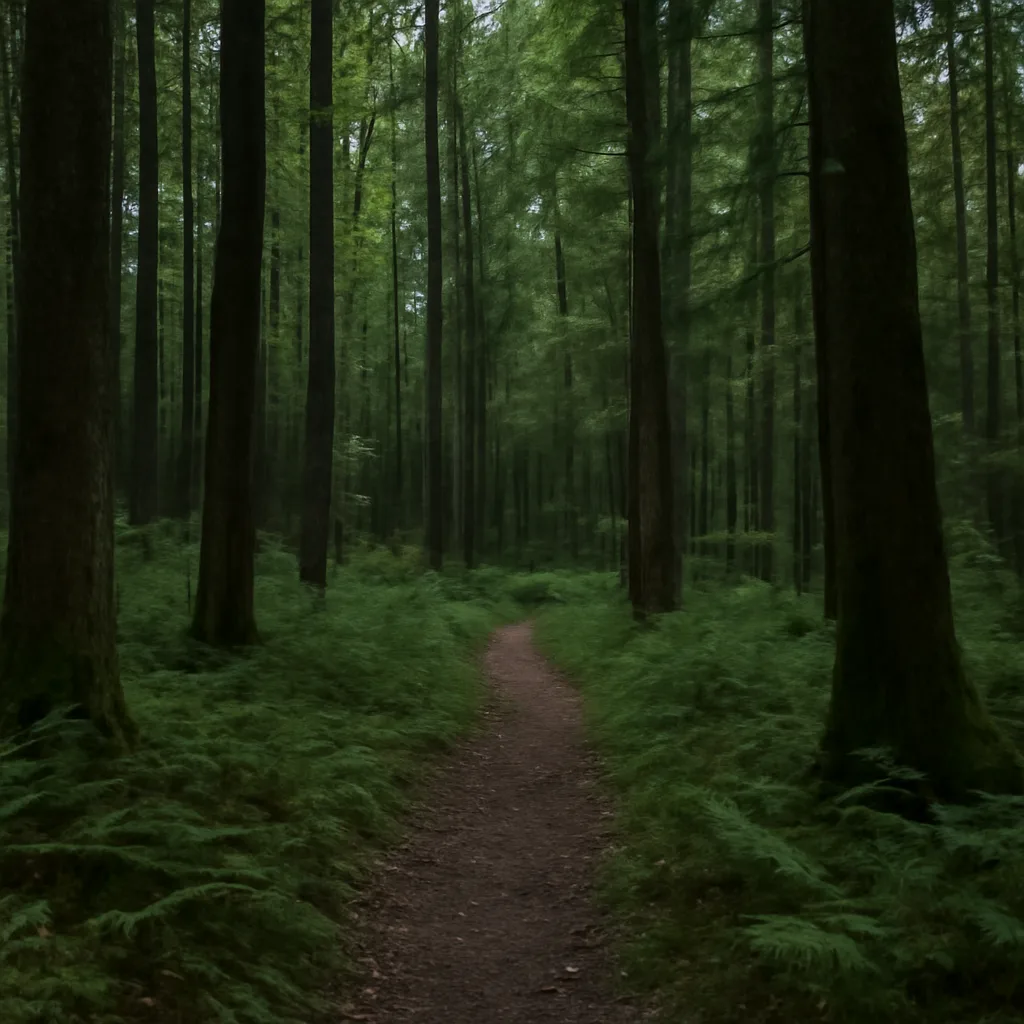 Wooded forest parcel in Saratoga Springs, New York